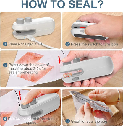 Rechargeable Mini Bag Sealer Machine