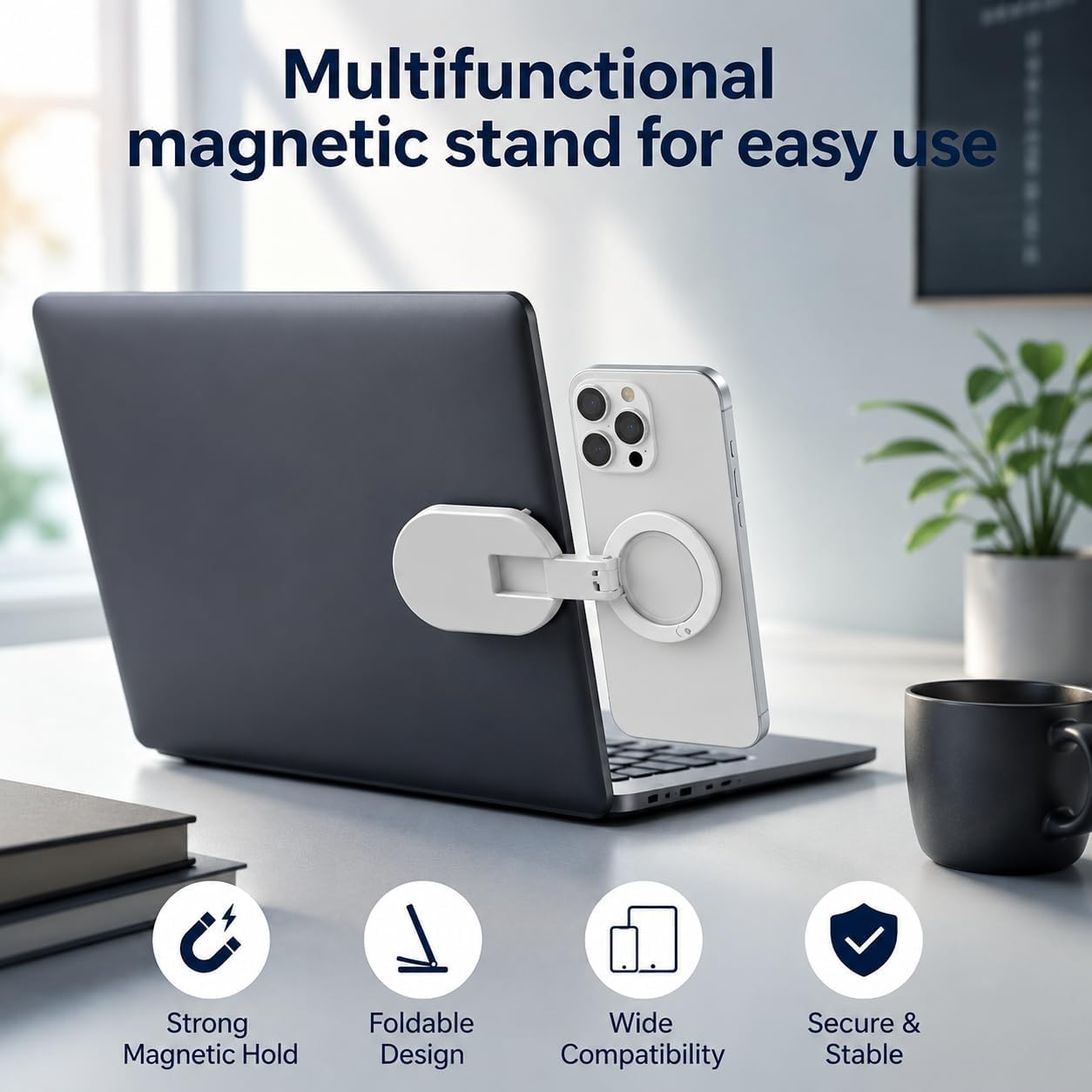 3 in 1 Mobile Stand Suction Cup