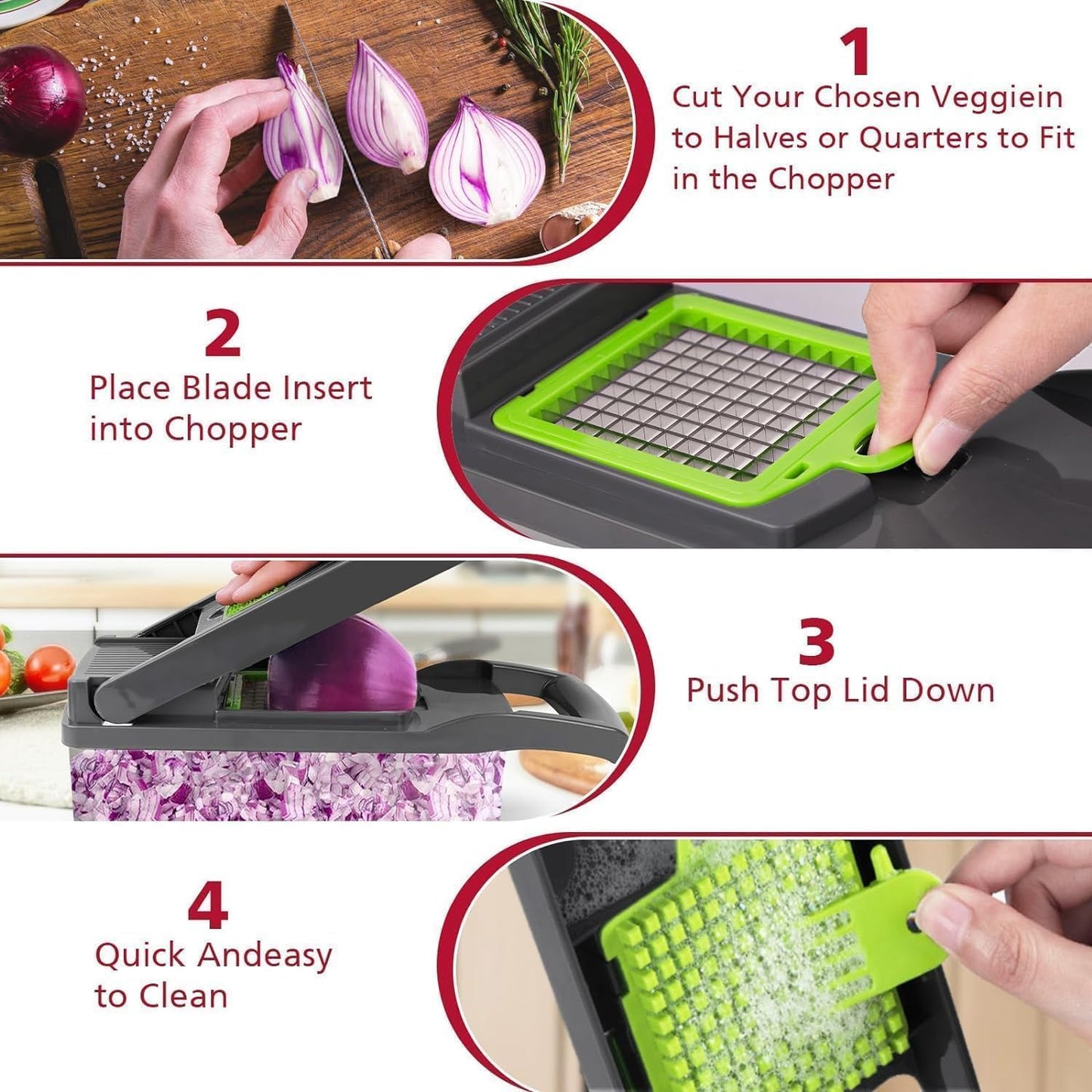 Vegetable Chopper and Slicer
