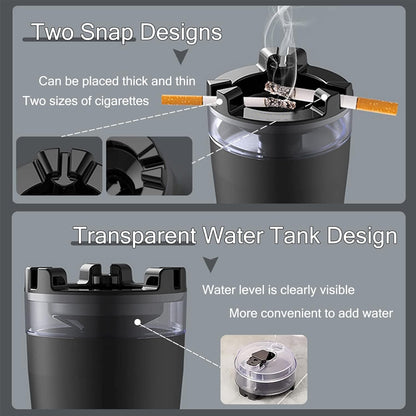 Car Ashtray With Water Tank