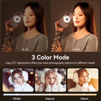 Magnetic Selfi Ring LED Phone Light
